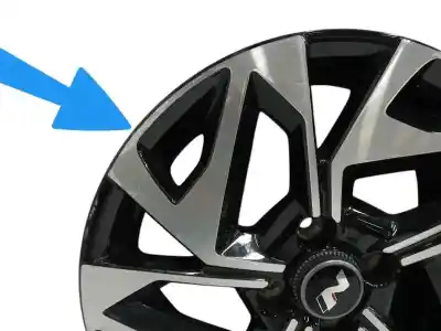Автозапчастина б/у шина для hyundai i10 iii (ac3, ai3) 1.2 mpi посилання на oem iam 52910k7300 4h 4x100 6,5jx16h2offs et48