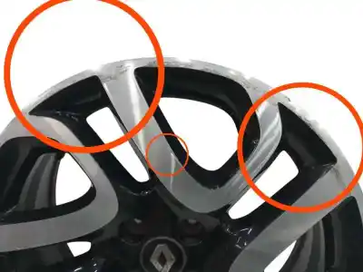 Автозапчастина б/у шина для renault captur i (j5_, h5_) 1.5 dci 110 посилання на oem iam 403008829r 4h 4x100 6,5j17ch4-40