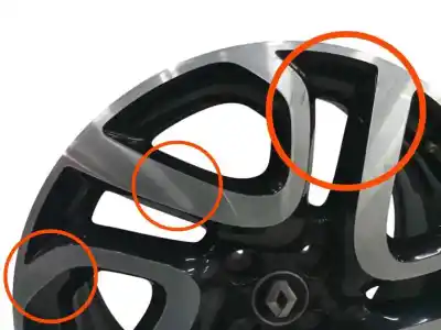 Автозапчастина б/у шина для renault captur i (j5_, h5_) 1.5 dci 110 посилання на oem iam 403008829r 4h 4x100 6,5j17ch4-40