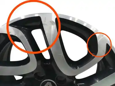 Автозапчастина б/у шина для renault captur i (j5_, h5_) 1.5 dci 110 посилання на oem iam 403008829r 4h 4x100 6,5j17ch4-40