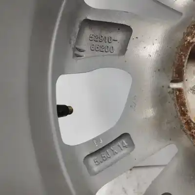 Peça sobressalente para automóvel em segunda mão jante por kia picanto (ja) 1.0 cat referências oem iam 52910g6200 4h 4x100 5,5jx14 et45