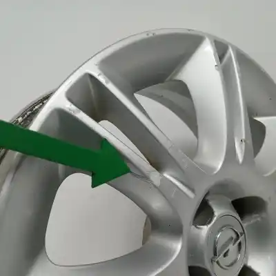 Peça sobressalente para automóvel em segunda mão jante por opel corsa d 1.3 16v cdti referências oem iam 13211902 4h 4x100 6jx16h2 et40