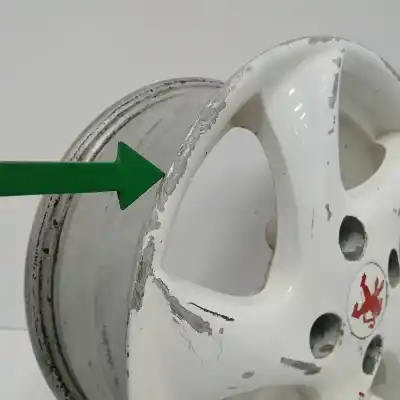 Pezzo di ricambio per auto di seconda mano cerchione in lega per peugeot 206 berlina 1.6 16v cat riferimenti oem iam  4h 4x108 6jx15ch4 et28