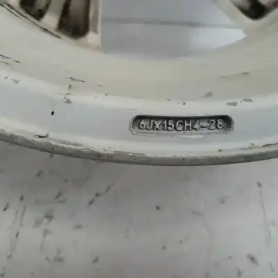 Pezzo di ricambio per auto di seconda mano cerchione in lega per peugeot 206 berlina 1.6 16v cat riferimenti oem iam  4h 4x108 6jx15ch4 et28