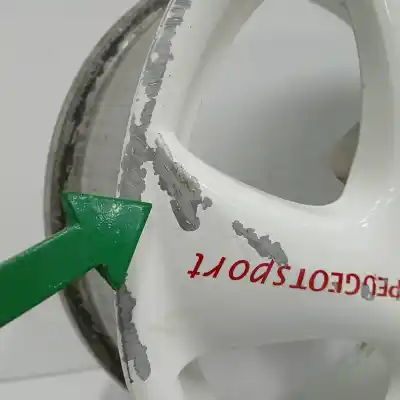 Pezzo di ricambio per auto di seconda mano cerchione in lega per peugeot 206 berlina 1.6 16v cat riferimenti oem iam  4h 4x108 6jx15ch4 et28