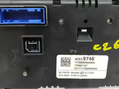 Second-hand car spare part dashboard for opel mokka / mokka x (j13) 1.4 (_76) oem iam references 42539746  175597137