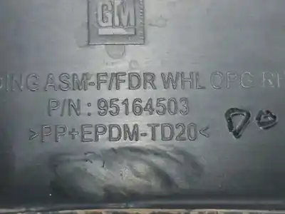 Автозапчасти б/у правое переднее крыло за opel mokka / mokka x (j13) 1.4 (_76) ссылки oem iam 95164503  