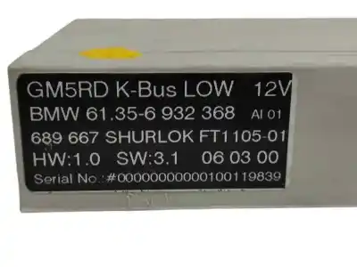 Автозапчастина б/у електронний модуль для bmw 3 compact (e46) 320 td посилання на oem iam 61356932368   Автозапчастина б/у електронний модуль для bmw 3 compact (e46) 320 td посилання на oem iam 61356932368