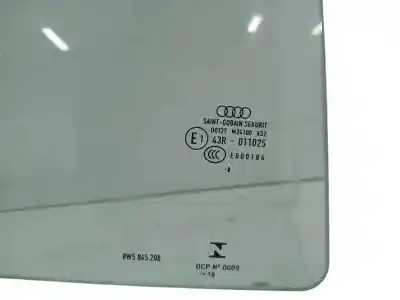 Автозапчастина б/у задне праве скло для audi a4 b9 (8w2, 8wc) 2.0 tdi quattro посилання на oem iam 8w5845206  