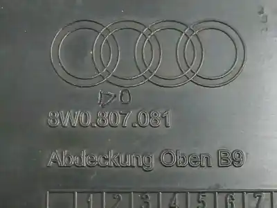 Автозапчастина б/у передні молдинги для audi a4 b9 (8w2, 8wc) 2.0 tdi quattro посилання на oem iam 8w0807081  