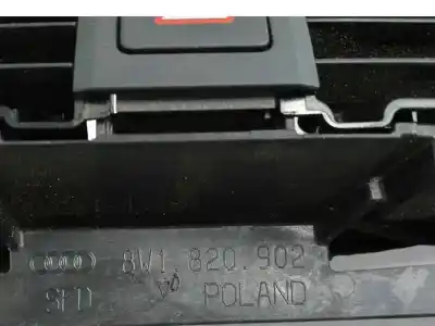 Автозапчастина б/у аераційна решіта для audi a4 b9 (8w2, 8wc) 2.0 tdi quattro посилання на oem iam 8w1820902  8w0971659