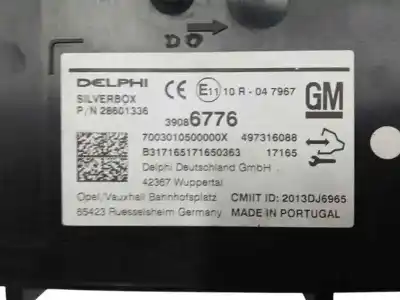 Автозапчастина б/у електронний модуль для opel mokka / mokka x (j13) 1.4 (_76) посилання на oem iam 39086776  