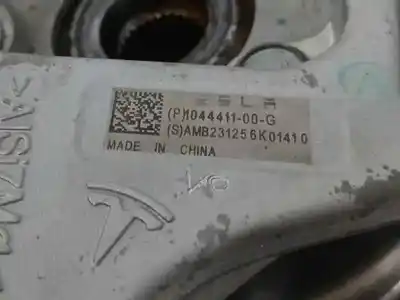 Second-hand car spare part rear left knuckle for tesla model 3 (5yj3) ev oem iam references 104441100g  104412300b