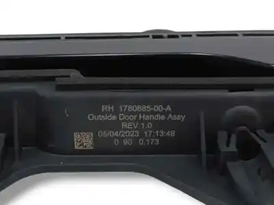 Peça sobressalente para automóvel em segunda mão puxador exterior frente direito por tesla model 3 (5yj3) ev referências oem iam 178088500a  