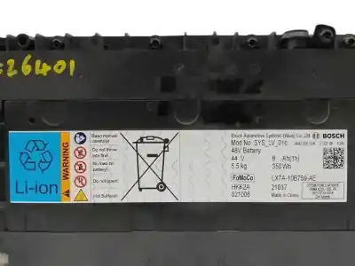 Peça sobressalente para automóvel em segunda mão bateria por ford puma (j2k, cf7) 1.0 ecoboost referências oem iam lx7a10b759ae 044200503a 48v