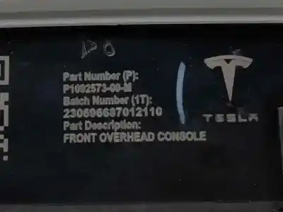 Peça sobressalente para automóvel em segunda mão luz interior por tesla model 3 (5yj3) ev referências oem iam 109257300m  