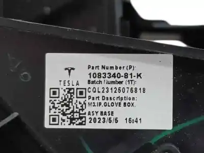 Автозапчастина б/у бардачок для tesla model 3 ev посилання на oem iam 108334081k  