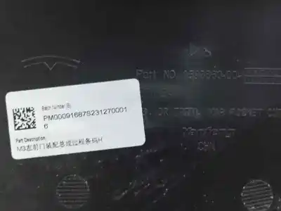 Автозапчасти б/у обивка левой передней двери за tesla model 3 ev ссылки oem iam 159386000a  