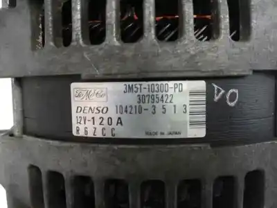 Pezzo di ricambio per auto di seconda mano alternatore per ford focus berlina (cap) 1.6 tdci cat riferimenti oem iam 3m5t10300pd 1042103513 120a