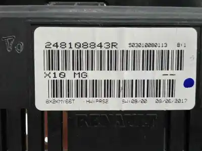 Peça sobressalente para automóvel em segunda mão quadrante por renault zoe (bfm_) zoe referências oem iam 248108843r  5550022204