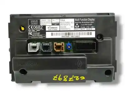 Second-hand car spare part multifunction display for renault zoe (bfm_) zoe oem iam references 259157606r  0355149666