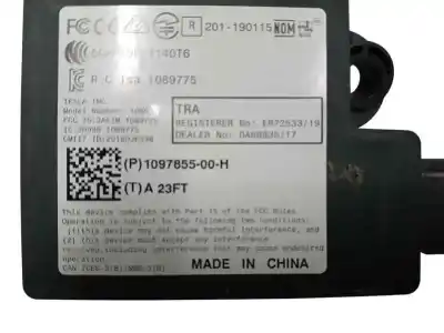 Second-hand car spare part electronic module for tesla model 3 (5yj3) ev oem iam references 109785500h  