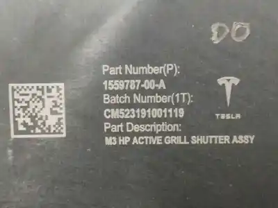 Автозапчастина б/у повітряний канал для tesla model 3 ev посилання на oem iam 155978700a 155979300a 