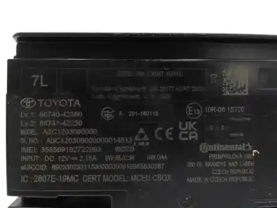 Second-hand car spare part electronic module for toyota bz4x (_eam1_) ev (xeam10) oem iam references 8674042380 a3c1203060000 8674142230