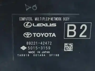 Second-hand car spare part electronic module for toyota bz4x (_eam1_) ev (xeam10) oem iam references 8922142472  50153159