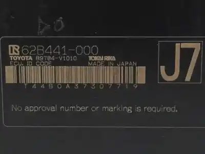 Second-hand car spare part electronic module for toyota bz4x (_eam1_) ev (xeam10) oem iam references 89784v1010  60b441000