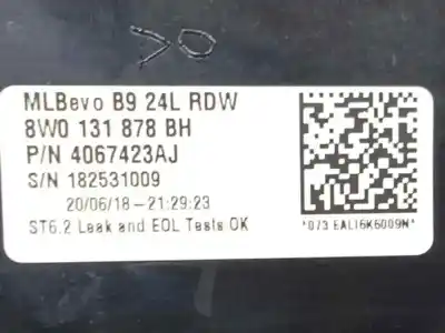 Автозапчастина б/у фап депозит для audi a4 b9 (8w2, 8wc) 2.0 tdi quattro посилання на oem iam 8w0131878bh  