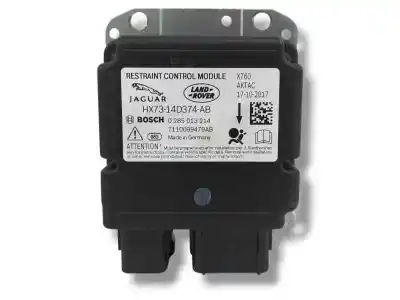 Peça sobressalente para automóvel em segunda mão centralina de airbag por jaguar f-pace (x761) 2.0 td4 awd referências oem iam hx7314d374ab