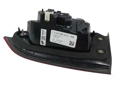 Автозапчасти б/у внутренний левый задний фонарь за mercedes-benz gla (h247) gla 200 d (247.712) ссылки oem iam a2479063501  