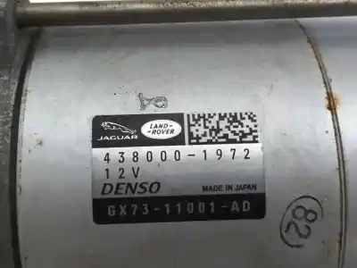 Peça sobressalente para automóvel em segunda mão motor de arranque por jaguar f-pace (x761) 2.0 td4 awd referências oem iam gx7311001ad  4380001972