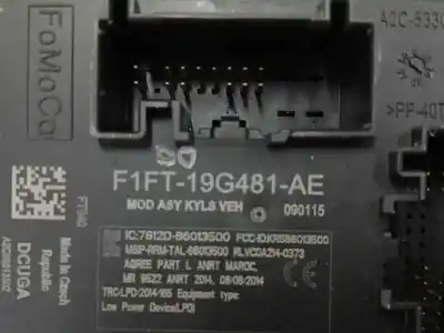 Second-hand car spare part electronic module for ford focus iii 2.0 tdci oem iam references f1ft19g481ae  