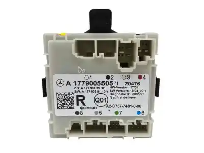 Peça sobressalente para automóvel em segunda mão módulo eletrônico por mercedes-benz gla (h247) gla 200 d (247.712) referências oem iam a1779005505
