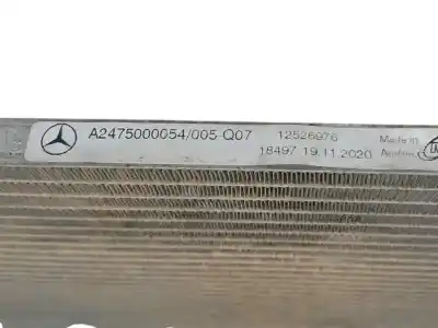 Автозапчастина б/у конденсат/радіатор кондиционера для mercedes-benz gla (h247) gla 200 d (247.712) посилання на oem iam a2475000054  