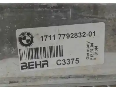 Peça sobressalente para automóvel em segunda mão radiador de água por bmw 5 (e60) 530 d referências oem iam 17117792832  