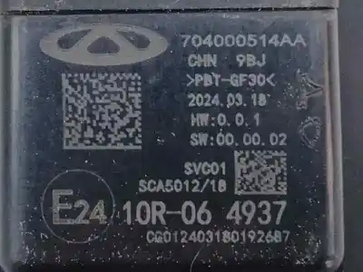 Second-hand car spare part camera for omoda 5 1.6 oem iam references 704000514aa  