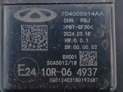 Second-hand car spare part camera for omoda 5 1.6 tgdi oem iam references 704000514aa  