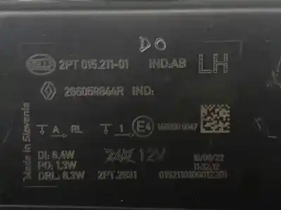 Second-hand car spare part front left headlight for renault megane e-tech suv ev60 oem iam references 266059844r  