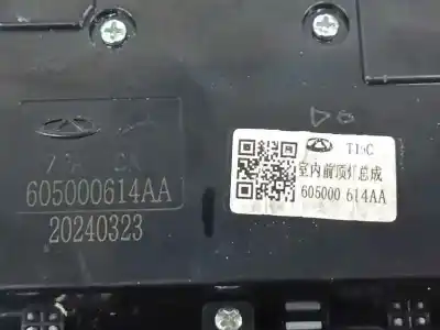 Second-hand car spare part interior light for omoda 5 1.6 tgdi oem iam references 605000614aa  
