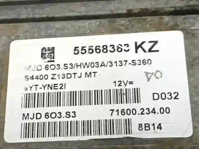 Second-hand car spare part ecu engine control for opel corsa d enjoy oem iam references 55568383  