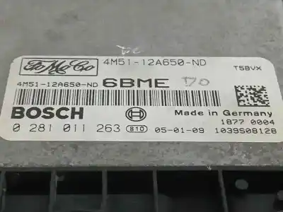 Автозапчасти б/у блок управления двигателем за ford focus c-max (cap) 1.6 tdci cat ссылки oem iam 4m5112a650nd  0281011263