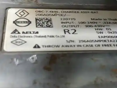 Peça sobressalente para automóvel em segunda mão inversor por renault megane e-tech suv ev60 referências oem iam 296a05mp0e  