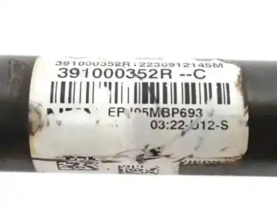 Second-hand car spare part front right transmission for renault megane e-tech suv ev60 oem iam references 391000352r  