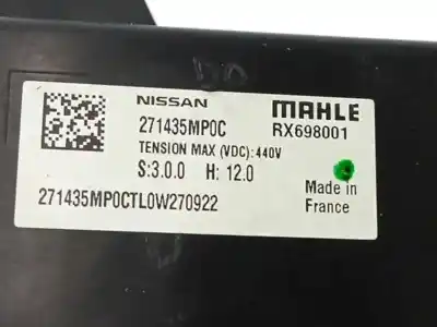 Peça sobressalente para automóvel em segunda mão resistência sofagem chauffage por renault megane e-tech suv ev60 referências oem iam 271435mp0c  