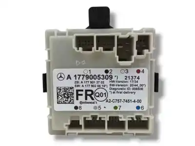 Recambio de automóvil de segunda mano de modulo electronico para mercedes-benz gla (h247) gla 200 d (247.712) referencias oem iam a1779005309