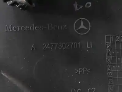 Автозапчастина б/у обкітка задніх лівіх дверей для mercedes-benz gla (h247) gla 200 d (247.712) посилання на oem iam a2477302701  