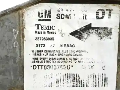 Second-hand car spare part airbag control unit for opel combo tour 1.3 cdti 16v oem iam references 24417008  327963935